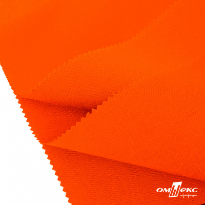 Ткань смесовая для спецодежды "Униформ" 17-1350, 200 гр/м2, шир.150 см, цвет люм.оранжевый - купить в Нефтекамске. Цена 138.73 руб.