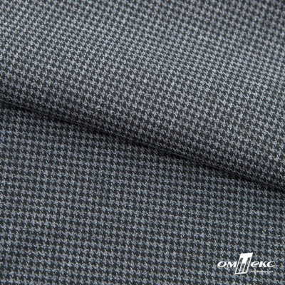 Ткань костюмная Пье-де-пуль 24013, 210 гр/м2, шир.150см, цвет чёрн/св.серый - купить в Нефтекамске. Цена 334.18 руб.
