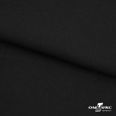 Ткань костюмная "Матте" 80% P, 16% R, 4% S, 170 г/м2, шир.150 см, цв-черный #1 - купить в Нефтекамске. Цена 372.90 руб.