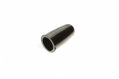 8100-Наконечник пластиковый под металл 15 мм-тем.никель - купить в Нефтекамске. Цена: 2.45 руб.
