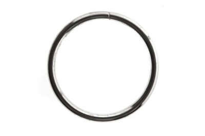 Кольцо металлическое №40 мм, цв.-никель - купить в Нефтекамске. Цена: 4.45 руб.