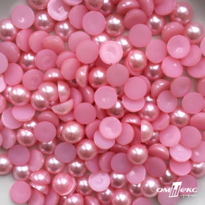 0404-5146В-Полубусины пластиковые круглые "ОмТекс", 10 мм, (уп.50гр=175+/-3шт), цв.101-св.розовый - купить в Нефтекамске. Цена: 63.46 руб.