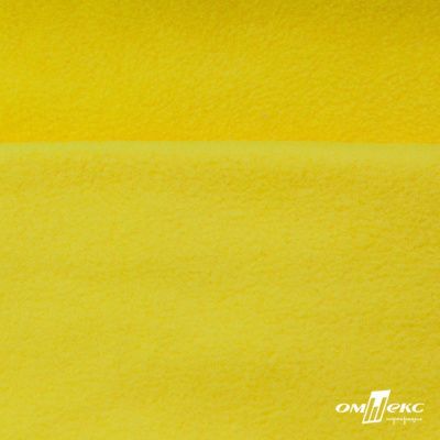 Флис DTY 14-0760, 240 г/м2, шир. 150 см, цвет яркий желтый - купить в Нефтекамске. Цена 640.46 руб.