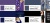 Костюмная ткань "Элис" 18-3921, 200 гр/м2, шир.150см, цвет голубика - купить в Нефтекамске. Цена 303.10 руб.