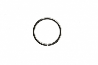 Кольцо металлическое d-15 мм, цв.-никель - купить в Нефтекамске. Цена: 2.45 руб.