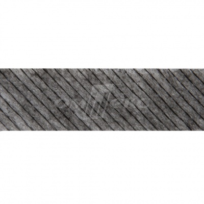 KQ217N -прок.лента нитепрошивная по косой 15мм графит 100м - купить в Нефтекамске. Цена: 2.24 руб.