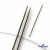 Спицы для вязания металлические d-2.5 мм круговые на тросике 53 см - купить в Нефтекамске. Цена: 53.90 руб.