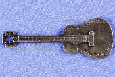 Декоративный элемент для творчества из металла "Гитара"  - купить в Нефтекамске. Цена: 19.99 руб.