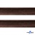Кант атласный 074, шир. 12 мм (в упак. 65,8 м), цвет коричневый - купить в Нефтекамске. Цена: 237.16 руб.