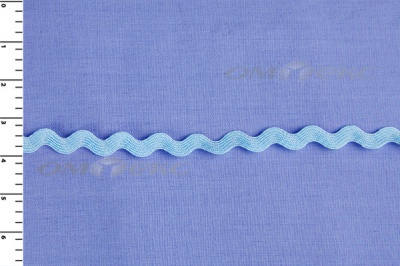 Тесьма плетеная "Вьюнчик"/голубой - купить в Нефтекамске. Цена: 37.29 руб.