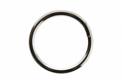 Кольцо металлическое d-3 х 32 мм, цв.-никель - купить в Нефтекамске. Цена: 3.92 руб.