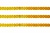Пайетки "ОмТекс" на нитях, CREAM, 6 мм С / упак.73+/-1м, цв. 92 - золото - купить в Нефтекамске. Цена: 484.77 руб.