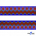 Тесьма жаккардовая 94#, шир.33 мм, (уп. 7+/-0,5 м)