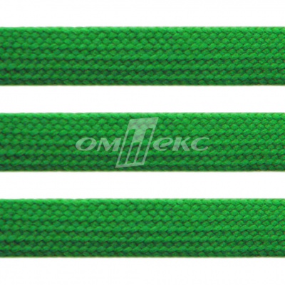 Шнур 15мм плоский (100+/-1м) №16 зеленый - купить в Нефтекамске. Цена: 10.21 руб.