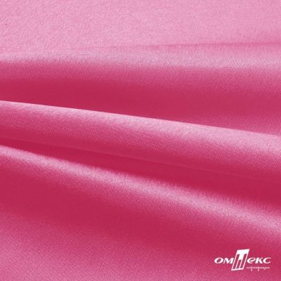 Поли креп-сатин 15-2215, 125 (+/-5) гр/м2, шир.150см, цвет розовый - купить в Нефтекамске. Цена 155.57 руб.