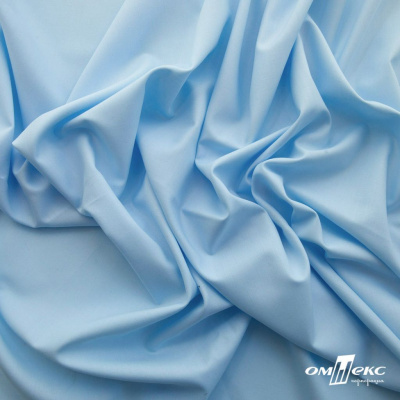 Ткань сорочечная Илер 100%полиэстр, 120 г/м2 ш.150 см, цв.голубой - купить в Нефтекамске. Цена 290.24 руб.