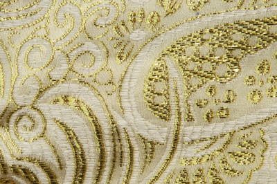 Ткань костюмная жаккард №5, 140 гр/м2, шир.150см, цвет золото - купить в Нефтекамске. Цена 383.29 руб.