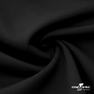 Ткань костюмная "Эльза" 80% P, 16% R, 4% S, 160 г/м2, шир.150 см, цв-черный #1 - купить в Нефтекамске. Цена 332.71 руб.