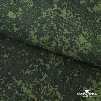 Униформ Рип Стоп 80/20 полиэфир/хлопок, 205 г/м2,  принтованный темно-зеленый, ВО, шир. 150 см - купить в Нефтекамске. Цена 191.15 руб.