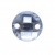 Стразы пришивные акриловые арт.#34/5 - "Кристал", 8 мм - купить в Нефтекамске. Цена: 0.69 руб.