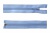 Спиральная молния Т5 351, 75 см, автомат, цвет св.голубой - купить в Нефтекамске. Цена: 16.28 руб.