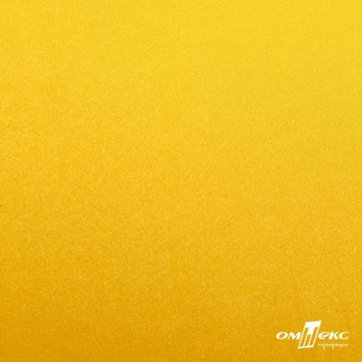 Поли креп-сатин 13-0859, 125 (+/-5) гр/м2, шир.150см, цвет жёлтый - купить в Нефтекамске. Цена 155.57 руб.