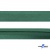 Косая бейка атласная "Омтекс" 15 мм х 132 м, цв. 056 темный зеленый - купить в Нефтекамске. Цена: 225.81 руб.