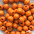 0309-Бусины деревянные "ОмТекс", 16 мм, упак.50+/-3шт, цв.003-оранжевый - купить в Нефтекамске. Цена: 62.22 руб.