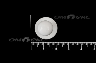 Пуговица поварская "Пукля", 10 мм, цвет белый - купить в Нефтекамске. Цена: 2.28 руб.
