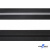 Рулонная молния с покрытием PVC спираль тип 3 (упак.270м) -черная с полосой СВО - купить в Нефтекамске. Цена: 12.74 руб.