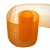 Лента капроновая "Гофре", шир. 110 мм/уп. 50 м, цвет оранжевый - купить в Нефтекамске. Цена: 26.93 руб.