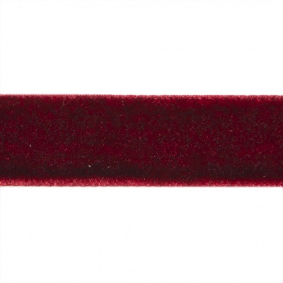 Лента бархатная нейлон, шир.12 мм, (упак. 45,7м), цв.240-бордо - купить в Нефтекамске. Цена: 392 руб.