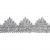 Тесьма металлизированная 0384-0240, шир. 40 мм/уп. 25+/-1 м, цвет серебро - купить в Нефтекамске. Цена: 490.74 руб.