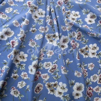 Плательная ткань "Фламенко" 12.1, 80 гр/м2, шир.150 см, принт растительный - купить в Нефтекамске. Цена 241.49 руб.