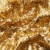 Сетка с пайетками №3, 188 гр/м2, шир.140см, цвет золотой - купить в Нефтекамске. Цена 454.12 руб.
