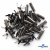 06032-Наконечник для шнура металл, отв. 4 мм, цв. тём.никель - купить в Нефтекамске. Цена: 9.60 руб.