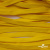 Шнур плетеный (плоский) d-12 мм, (уп.90+/-1м), 100% полиэстер, цв.269 - жёлтый - купить в Нефтекамске. Цена: 8.62 руб.