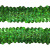 Тесьма с пайетками D4, шир. 30 мм/уп. 25+/-1 м, цвет зелёный - купить в Нефтекамске. Цена: 1 087.39 руб.