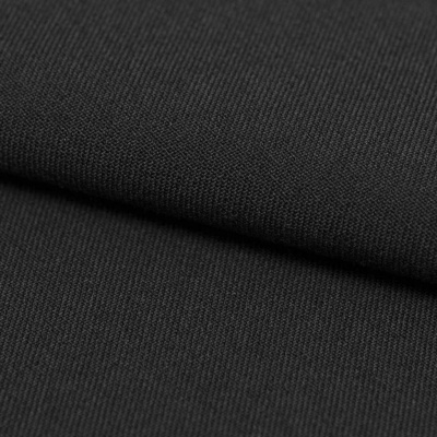Костюмная ткань с вискозой "Рошель", 250 гр/м2, шир.150см, цвет чёрный - купить в Нефтекамске. Цена 438.12 руб.