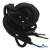 Шнурки #106-09, круглые 130 см, цв.чёрный - купить в Нефтекамске. Цена: 21.92 руб.