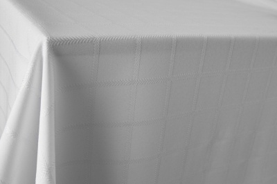 Скатертная ткань 25536/2005, 174 гр/м2, шир.150см, цвет белый - купить в Нефтекамске. Цена 269.46 руб.