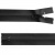 Молния водонепроницаемая PVC Т-7, 20 см, неразъемная, цвет чёрный - купить в Нефтекамске. Цена: 21.56 руб.