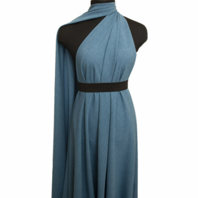 Ткань костюмная габардин "Меланж" 6107А, 172 гр/м2, шир.150см, цвет голубой - купить в Нефтекамске. Цена 299.21 руб.