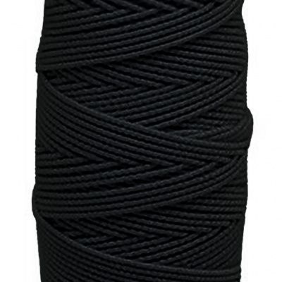 Нитка - резинка Спандекс 25 м (уп-10шт)-чёрные - купить в Нефтекамске. Цена: 36.02 руб.