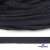 Шнур плетеный d-8 мм плоский, 70% хлопок 30% полиэстер, уп.85+/-1 м, цв.1010-т.синий - купить в Нефтекамске. Цена: 735 руб.