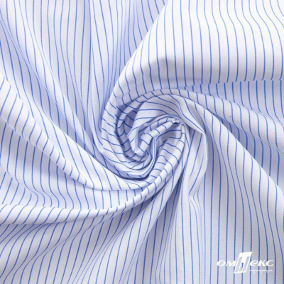 Ткань сорочечная Ронда, 115 г/м2, 58% пэ,42% хл, шир.150 см, цв.3-голубая, (арт.114) - купить в Нефтекамске. Цена 306.69 руб.