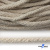 Шнур плетеный d-6 мм круглый, 70% хлопок 30% полиэстер, уп.90+/-1 м, цв.1077-лён - купить в Нефтекамске. Цена: 588 руб.