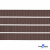 Репсовая лента 005, шир. 6 мм/уп. 50+/-1 м, цвет коричневый - купить в Нефтекамске. Цена: 88.45 руб.