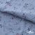 Ткань Муслин принт, 100% хлопок, 125 гр/м2, шир. 140 см, #2308 цв. 69 серо-голубой с цветком - купить в Нефтекамске. Цена 413.11 руб.
