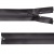 Молния водонепроницаемая PVC Т-7, 60 см, разъемная, цвет (301) т.серый - купить в Нефтекамске. Цена: 49.39 руб.